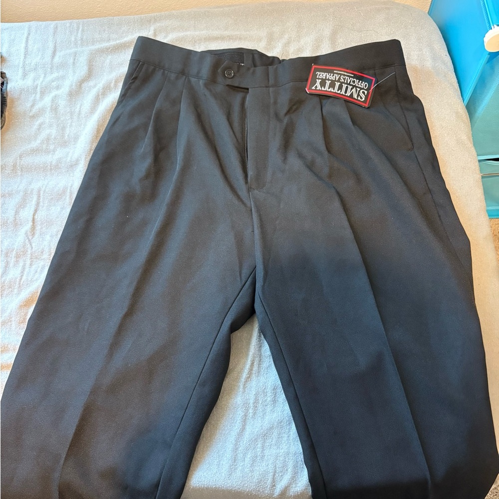 SMITH Men's Black Dress Pants